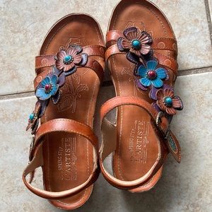 L'Artiste by Spring Step Leather Sandals - Goodie